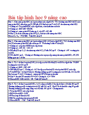 Bai tâp hinh hoc 9 nâng cao